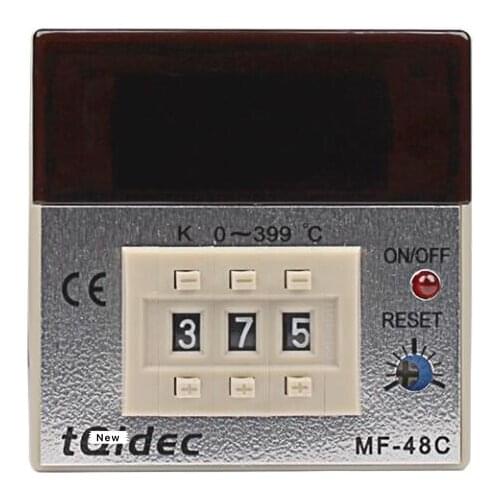 New Original thermostat digital MF-48C genuine security Shelf temperature controller type k 399