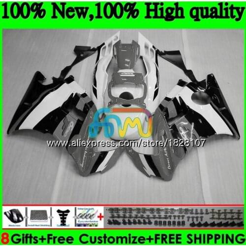 Fairings +Tank For HONDA 600CC CBR 600F3 CBR 600 FS 95 96 Grey black 1995 1996 3BS.230 CBR600 F3 CBR600F3 97 98 1997 1998 Kit