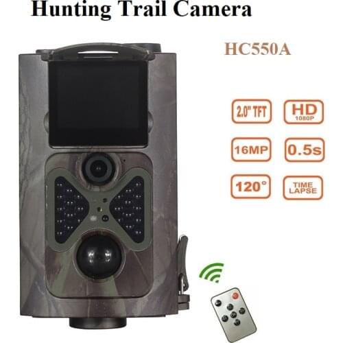 Hunting Trail Camera IR Night Vision Wildcamera 16MP 1080P Photo Traps Wildlife Cameras Tracking Surveillance HC550A