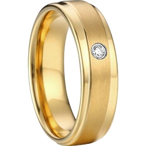 Wholesame wedding jewellery bridal jewelry Classic Wedding Women Ring Simple Finger Rings With CZ Stones Understated Delicate Fe