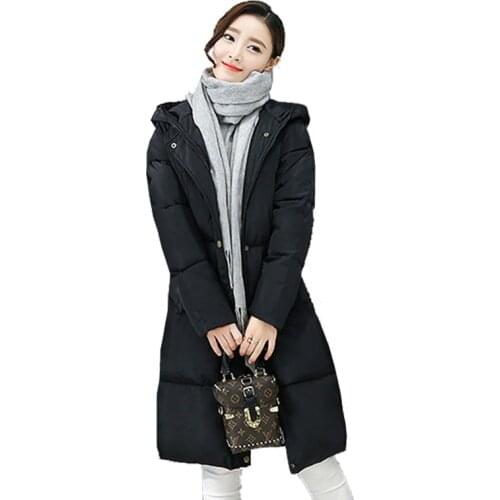 Extra Large Autumn Winter New Fashion Parkas Female Long Cotton Coat Thickening Jacket Women Clothing Thick Large Size Outerwear