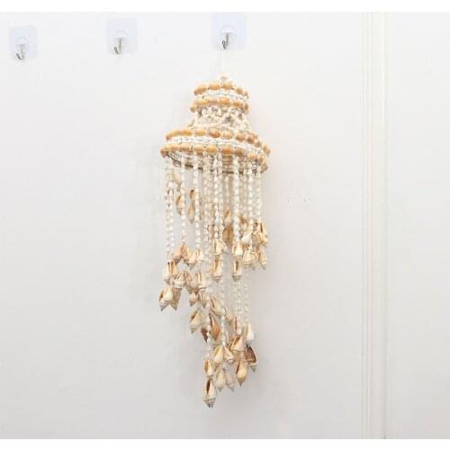 Conch Sea Shell Wind Chime Hanging Ornament Wall Decoration Creative Hanging Pendant Stylish Hanging Ornament Hanging Decor for