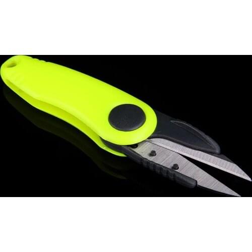 WALK FISH Shrimp-Shaped Stainless Steel Fish Use Scissors Accessories Folding Fishing Line Cut Clipper Fishing Scissor Tackle
