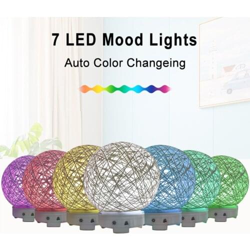 Smart Tuya WiFi Essential Oil Diffuser Support Alexa Google 120ml Aromatherapy Diffuser & Cool-Mist Humidifier with 7 LED Light