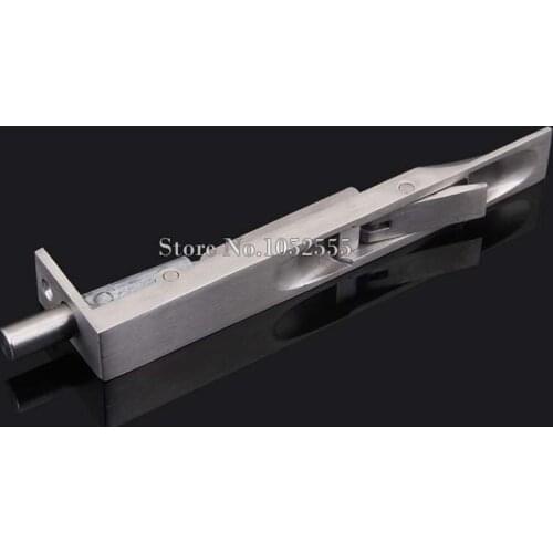 High Quality 6"/8"/10"/12" SUS304 Stainless Steel Door Bolt Latch Lever Action Flush Slide Door Lock Bolt K122