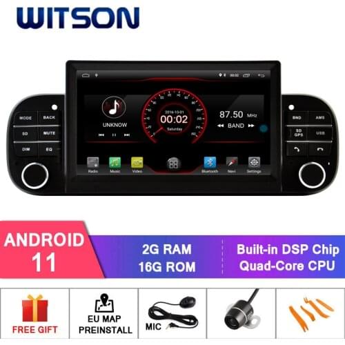 WITSON Android 11 Car Multimedia player For FIAT PANDA 2013-2020 auto stereo radio GPS head unit Carplay+Android auto support