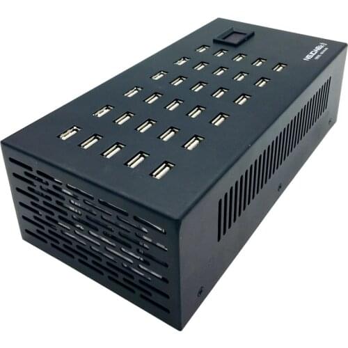 300W 30 Ports High Power Quick Charger USB Hub Charging Station for Hotels,Factory,Schools