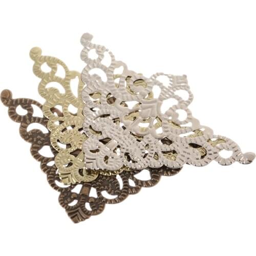 10pcs Corner Brackets 56mm Notebook Cover For Menus Photo Frame Furniture Decorative Protector