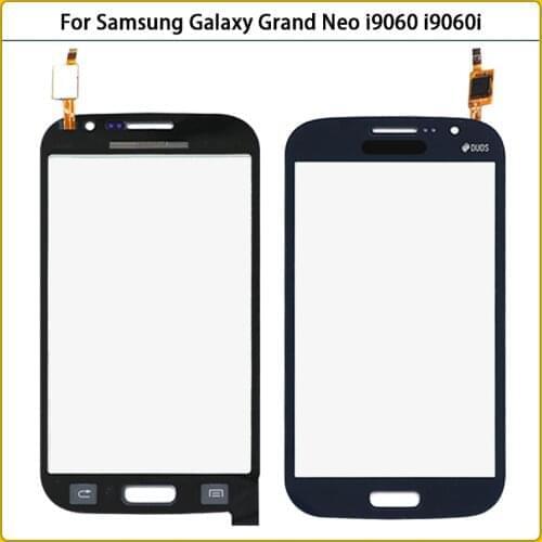 10Pcs New i9060 Touch Screen For Samsung Galaxy Grand GT i9082 i9080 Neo i9060i i9062 i9063 Touch Panel Digitizer Sensor Glass