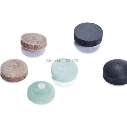 2 pcs Billiards jump cue tips Linen Quality pool cue billiards accessories black/brown/blue(optional)