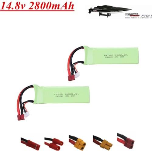 Lipo Battery For FT010 FT011 2800mah 14.8V BATTERY 4S 30C 803496 14.8 V for RC boat Helicopter Airplanes Car Spare Parts