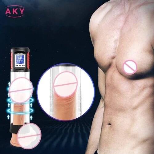 Automatic Penis Pump Vacuum Penis Extender Enlargement Sex Toy For Men Erection Training Cock Extender Male Masturb Sex Shop