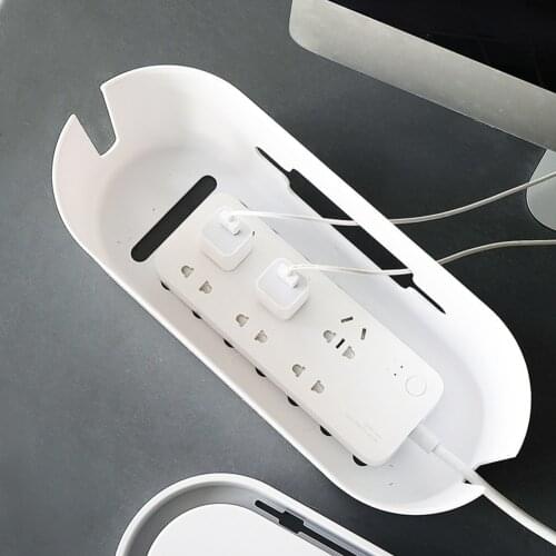 Management Cable Storage Case Boxes ABS Power Charger Wireless WiFi Router Wire for Household Bedroom Decoration