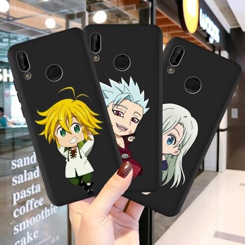 2021 Anime Seven Deadly Sins Cartoon for Huawei P50 P40 P30 P20 P10 P8 Lite 2017 Mate 30 20 10 Lite Pro Phone Case Coque Funda