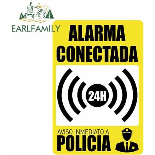 EARLFAMILY 13cm x 8.7cm For Safety Signs Anime Car Stickers Car Decoration Decal Suitable For VAN RV Vinyl Material Decoration