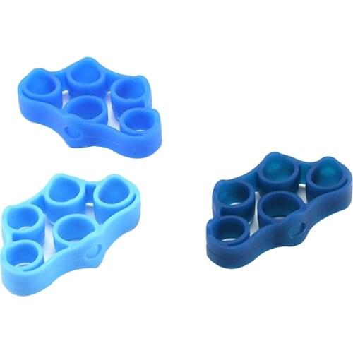 Hot-3 in 1 Finger Stretcher Resistance Bands Hand Extensor Exerciser Finger Grip Strengthener Strength Trainer for Forearm Exerc