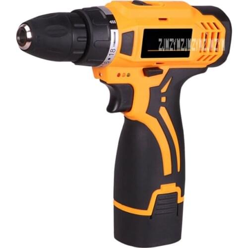 J05-18V Electric Drill Power Tools Household Electric Screwdriver Drill 2-speed 18V Lithium Battery Rechargeable Cordless Drill
