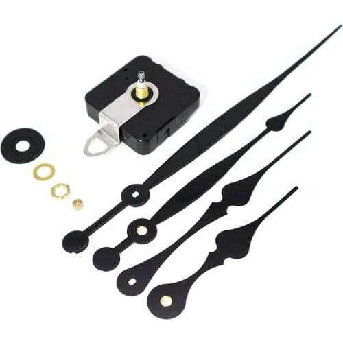 Quartz Clock Mechanisms Powered Replacement Kit Silent Wall Hang Clock Movement 2 Pairs DIY Repair Long and Short Shaft 85LA