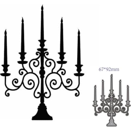 Metal Cutting Dies Cut Mold 2021 candle Decoration Scrapbook Paper Craft Knife Mould Blade Punch Stencils