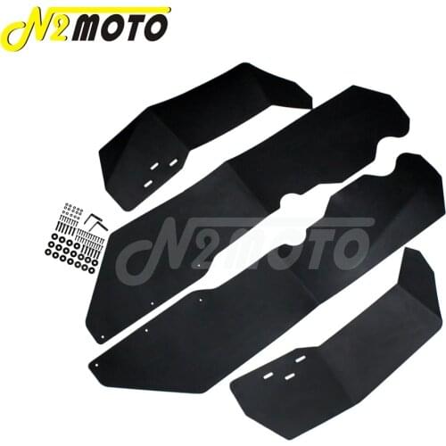 Motorcycle Black Fender Flare Mud Flaps Extension For Polaris RZR XP 1000 RZR XP 4 1000 2015-2019 UTV Mud Guard Protector