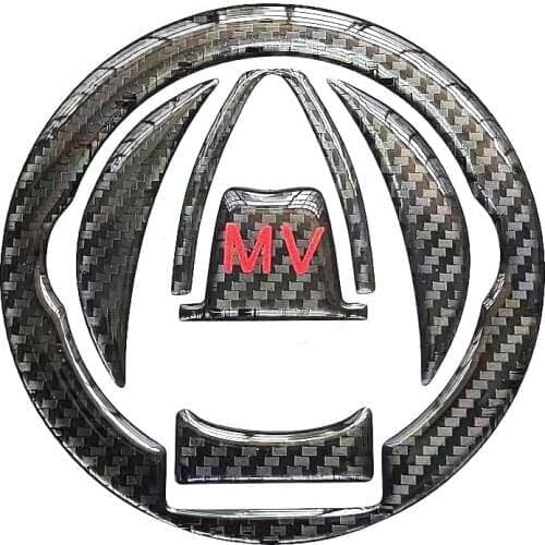 Motorcycle F3 F4 Fuel Tank Cap Decal Sticker Fit For MV AGUSTA F3 F4 Protector 3D Carbon Fiber Reflective