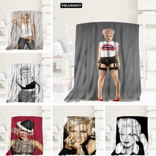 HEARMNY P!nk Blanket Sleep Cover Blankets Yoga Office Sofa Blanket Bed Cover Travel Warm Throw Blankets