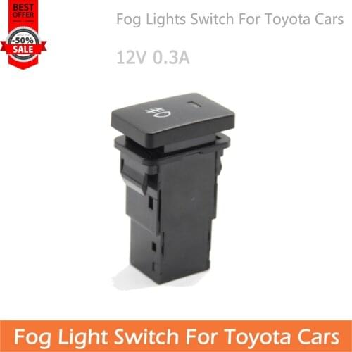 For Toyota Car Fog Light Switch 12v 0.3A Universal Use