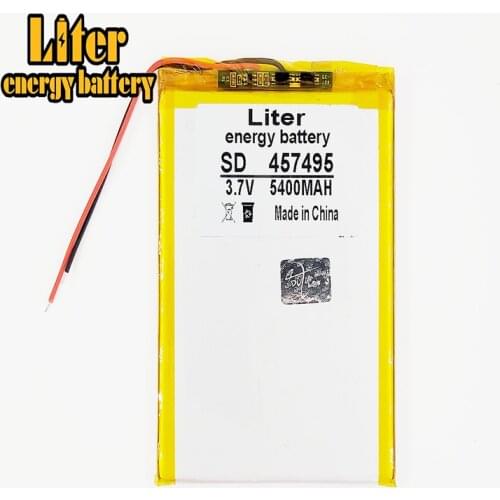 Tablet pc 3.7V,5400mAH (polymer lithium ion battery) Li-ion battery for tablet pc 7 inch 8 inch 9inch [457495]