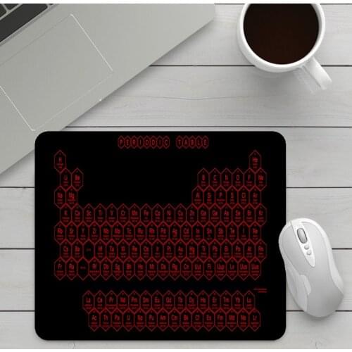Custom Mouse Pad Gamer Gaming Desk Mat Setup Gamer Accessories Periodic Table of Elements Mousepad Speed Stitch For Office Csgo