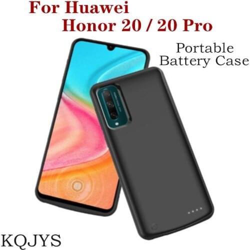 KQJYS Portable Battery Charger Cases For Huawei Honor 20 External Power Bank Battery Charging Case For Honor 20 Pro Battery Case