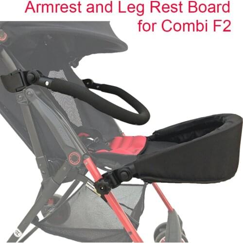 1:1 Baby Stroller Accessories Armrest Bumper and Leg Rest Board Adjustable Extend Footboard for Combi F2 Stroller