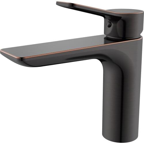 Luxury Basin Faucets Black Single Lever Mixer Faucet with 3 Years Warranty