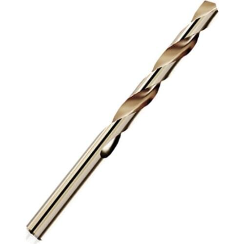 Twist Drill Bit Stainless Steel Iron-Containing Metal-Containing Full-Grinding High-Speed Steel Straight Shank Drill Bit