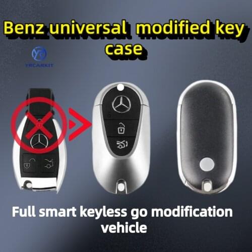 New Product Universal Keyless Entry Kit Smart Remote car key Modified Refit Alloy Key Case shell Original 1:1 design