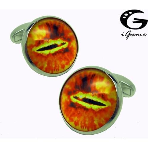 IGame Vintage Cuff Links Dragon Eyes Design Free Shipping