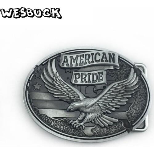 WesBuck Brand Big Eagle Metal Belt Buckles Cool Belt Head