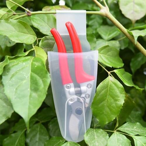 Pruning Shears Storage Box Gardening Clear Plastic Portable Hanging Case Home Pruner Scissors Clippers Organizer