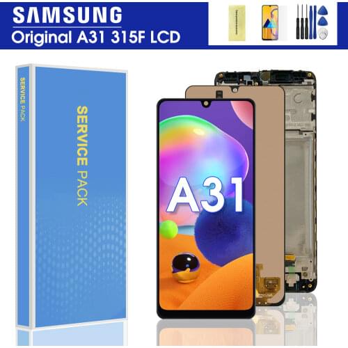 6.4" Original A31 Display For Samsung galaxy A31 A315 SM-A315F LCD Display Touch Screen Digitizer Assembly Replacement