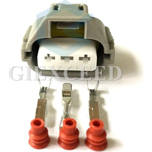 2 Sets 3 Pin Waterproof Female Auto Electrical Connector Car Plug Housing Socket For Toyota
