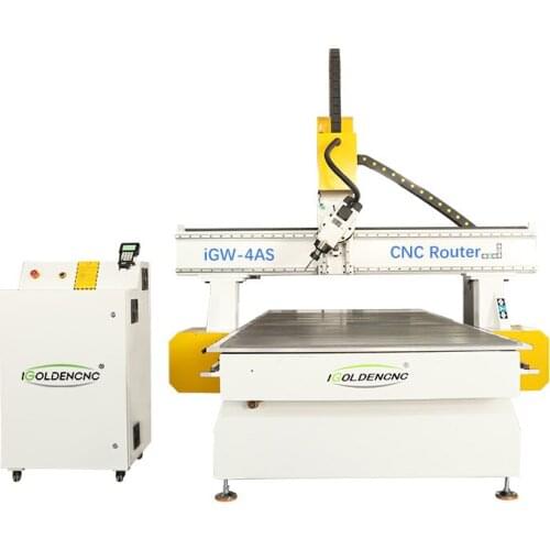 4 Axis Engraving/Cutting/Drilling/Milling Wood Acrylic MDF 1325 CNC Router engraver Price with rotating spindle
