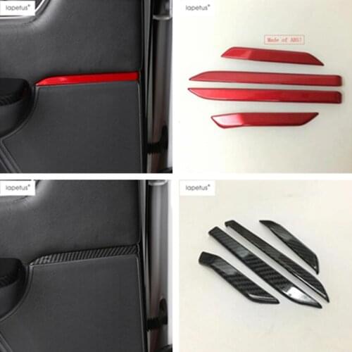 Lapetus Accessories Fit For Honda CR-V CRV 2017 - 2020 Inner Door Stereo Speaker Audio Loudspeaker Strip Molding Cover Kit Trim