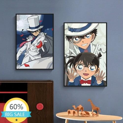 5D DIY Diamond Painting Classic Anime Detective Diamond Embroidery Full Mosaic Cross Stitch Kits Crystal Home Decoration Gift