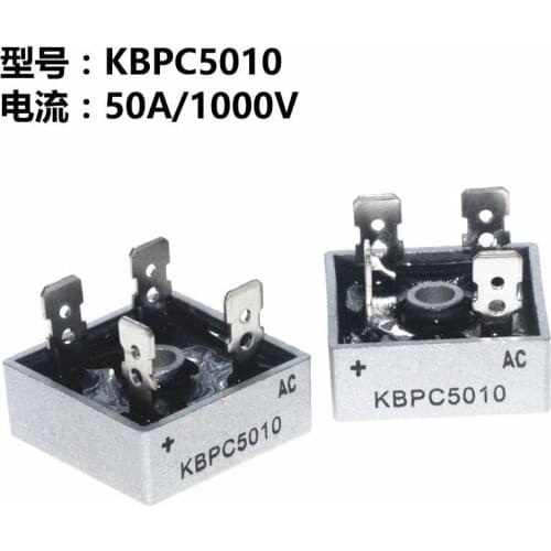 10pcs/lot KBPC5010 5010 BRIDGE DIODE GPP 50A 1000V KBPC