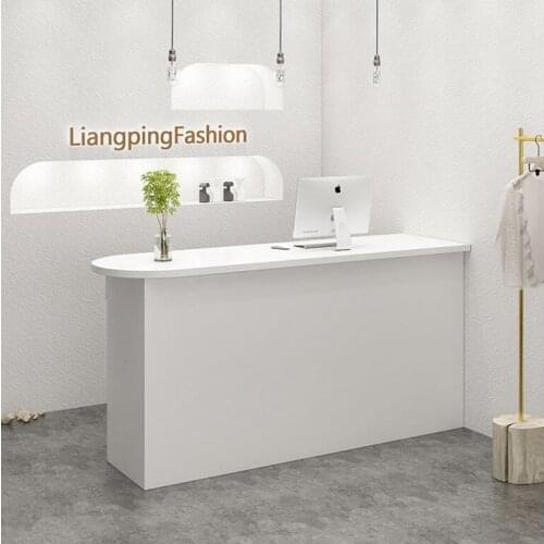 Jane style cashier counter womens clothing shop bar arc small beauty salon reception desk