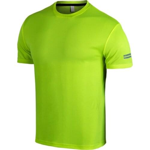 Running T-Shirts Men Sports Top Sporting Jersey Basketball Quick Dry Breathable Fitness Shirt Man Camiseta Gym Playeras Hombre