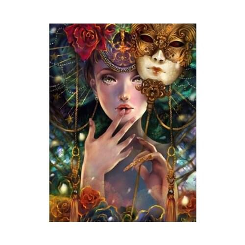 GATYZTORY diy frame oil painting by numbers for adults pretty girl art supplies pictures by numbers wall art paints home decor