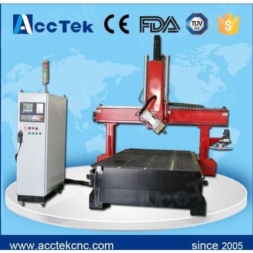 China wholesale good efficient wood carving cnc machine lathe machinery with auto tool changer
