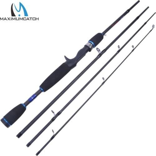 Maximumcatch 2.1M/2.4M Lure Weight 3-80g Baitcasting Fishing Rod Portable Travel Fishing Rod Casting Graphite Rod