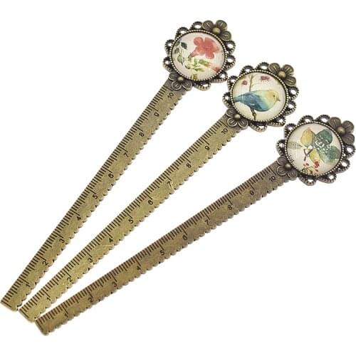 Multi-function Vintage Metal Ruler For Needlework Measuring Tool DIY Handmade Craft Clothes Sewing Accessories