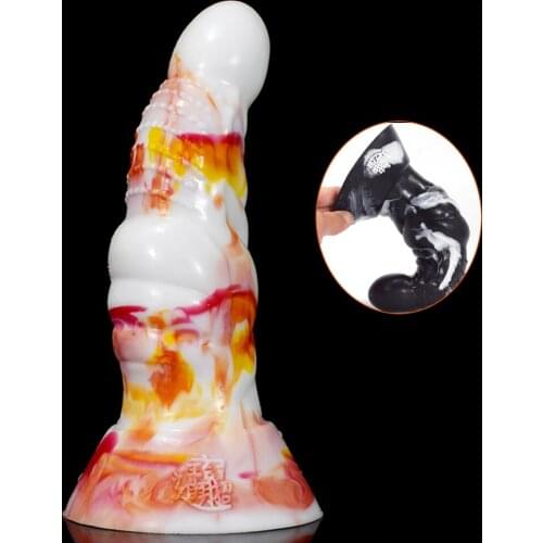 Big Ass Stuffed Silicone Dildo Vagina Ass Massager Thick Penis Stimulation Cock Fantasy Dick Female Masturbation Erotic Sex Toy